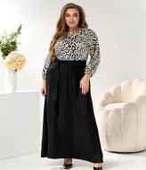 Ошатна довга сукня GOL-2092A1250