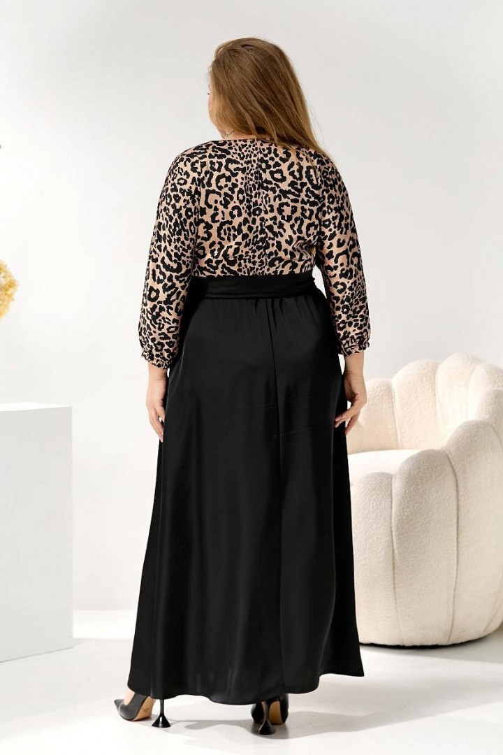 Ошатна довга сукня GOL-2092A1250