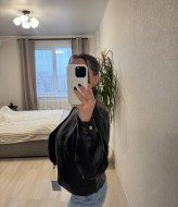 Стильна куртка з еко-шкіри INNA-01A1000