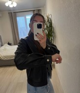 Стильна куртка з еко-шкіри INNA-01A1000