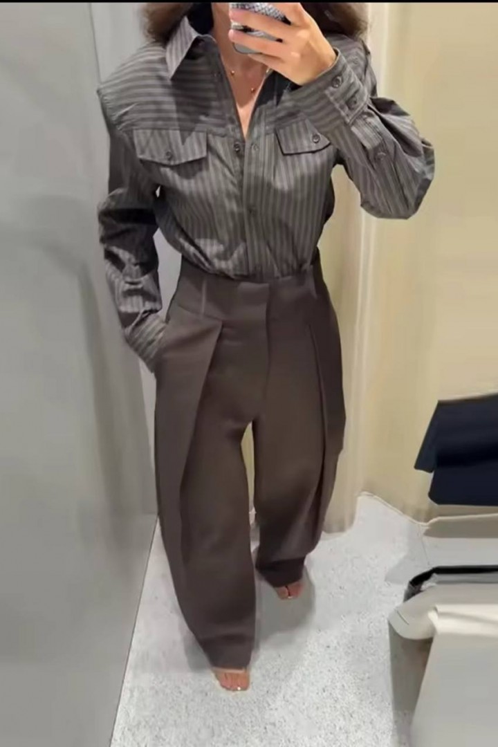 Жіночи брюки з високою посадкою AP-1133A400