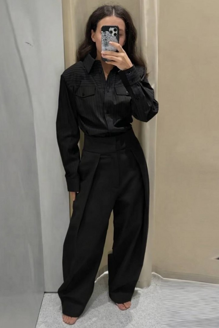 Жіночи брюки з високою посадкою AP-1133A400