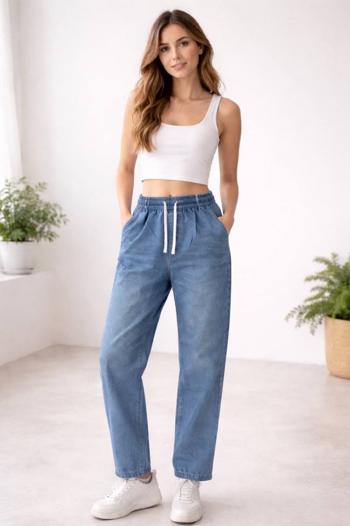 Женские джинсы на резинке STC-311A499