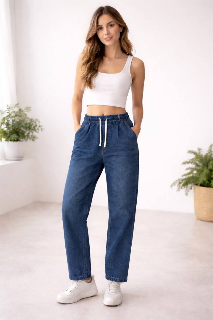 Женские джинсы на резинке STC-311A499