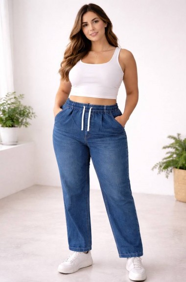 Женские джинсы на резинке STC-311A499