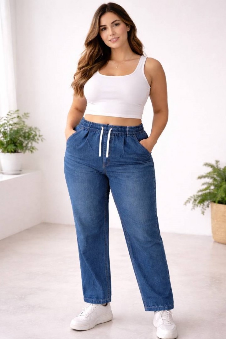 Женские джинсы на резинке STC-311A499