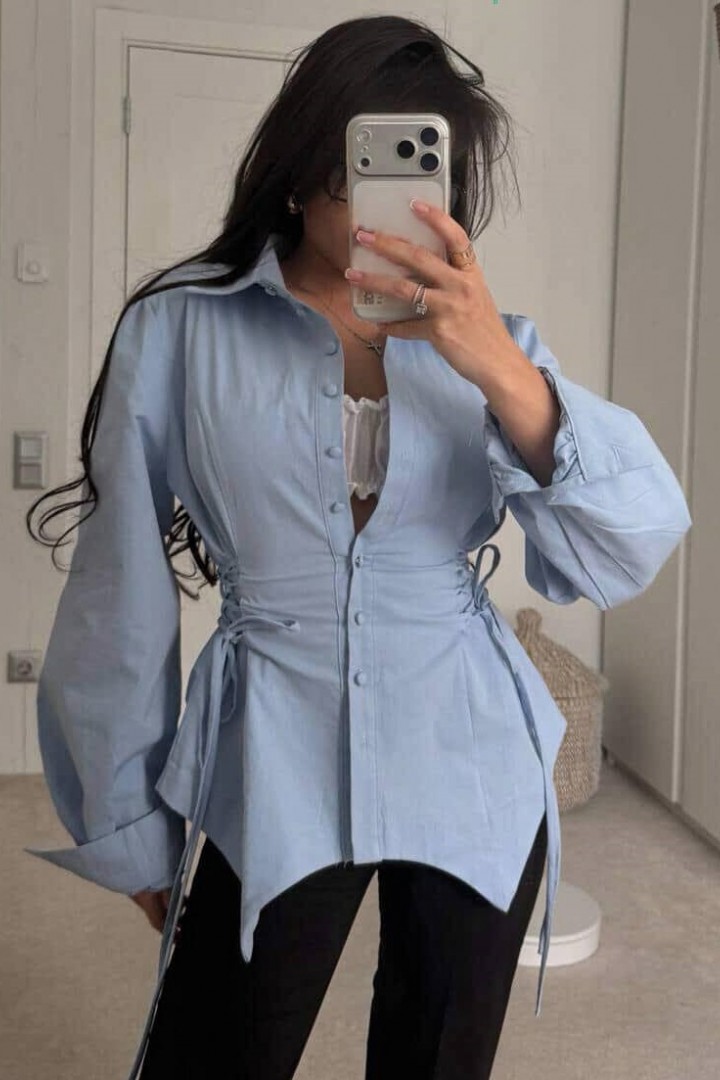 Сорочка з акцентом на талію SAP-128A600