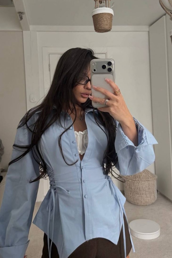 Сорочка з акцентом на талію SAP-128A600