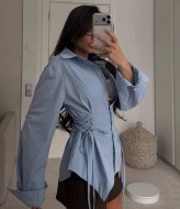 Сорочка з акцентом на талію SAP-128A600