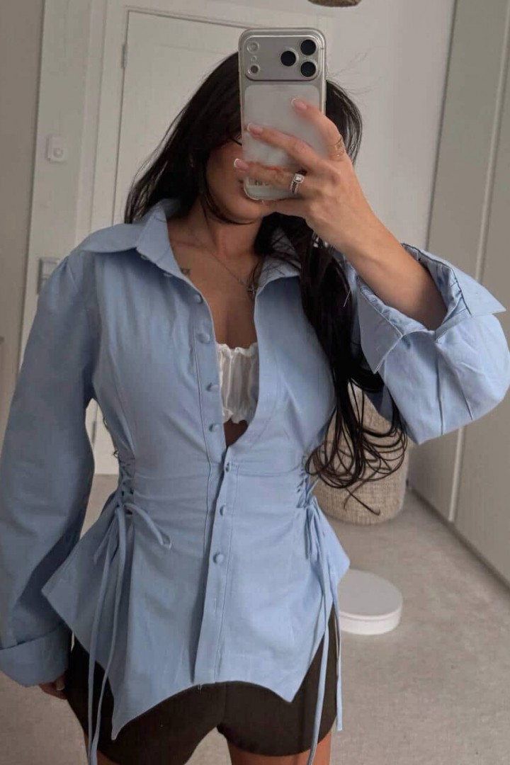 Сорочка з акцентом на талію SAP-128A600