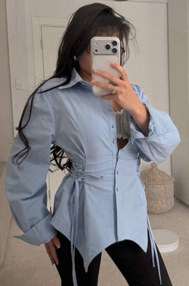 Сорочка з акцентом на талію SAP-128A600