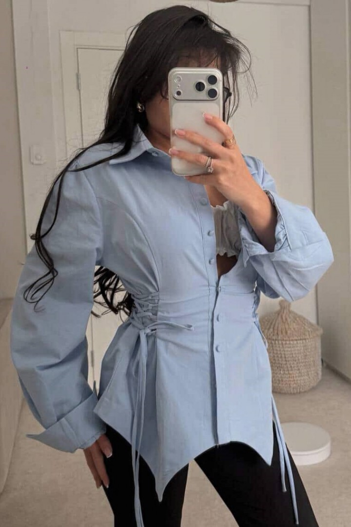 Сорочка з акцентом на талію SAP-128A600