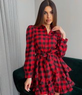 Фланелевое платье IN-892A630 Фланелевое платье IN-892A630