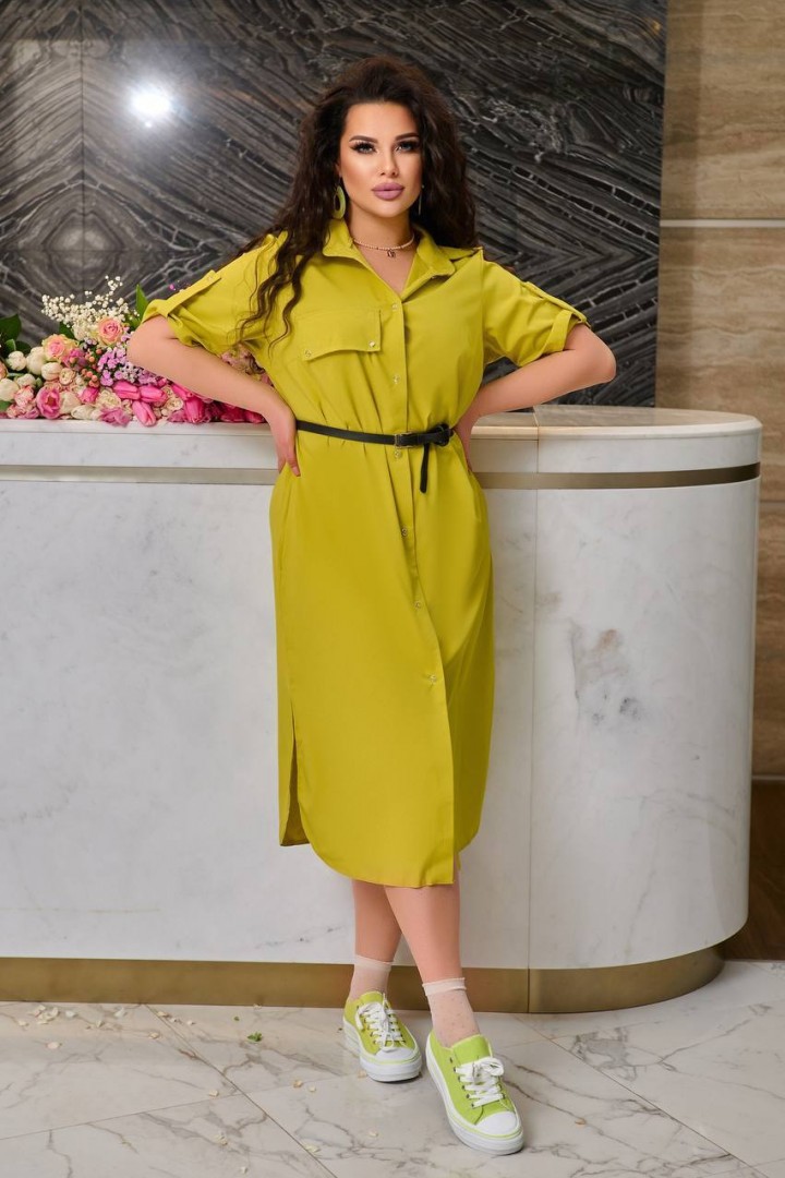 Платье-рубашка BEL-66A19