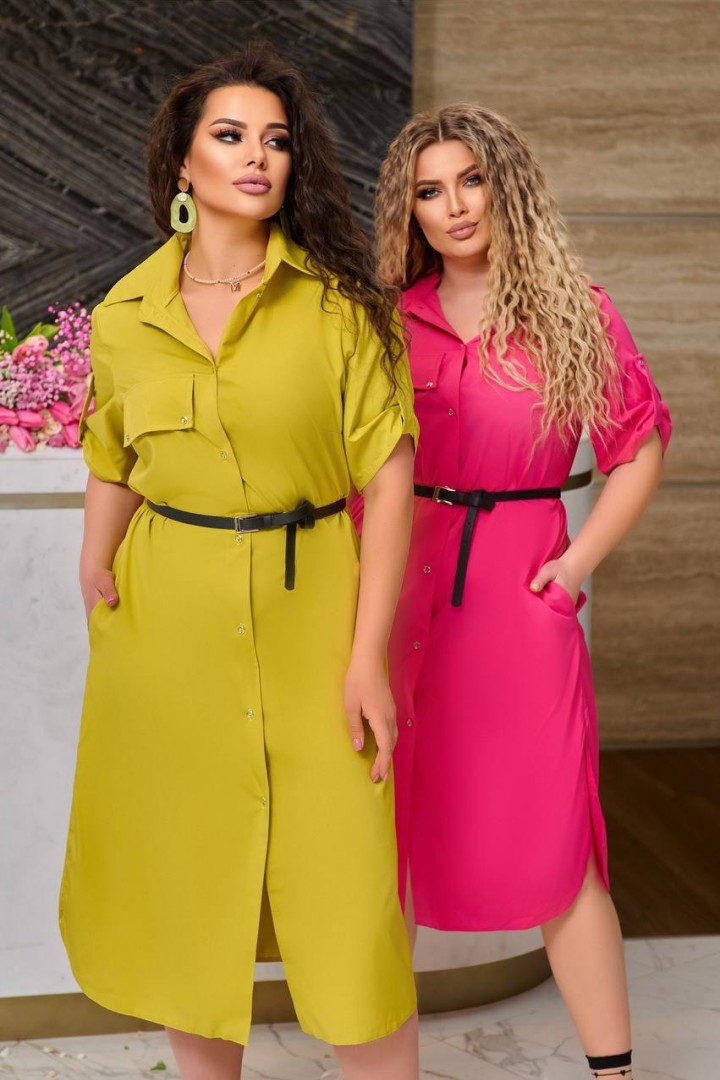 Платье-рубашка BEL-66A19