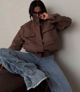 Куртка женская бомбер ZL-0360A1350