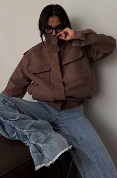 Куртка женская бомбер ZL-0360A1350