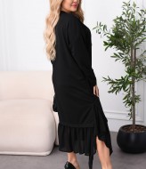 Платье с воланом NS-228A600