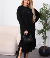 Платье с воланом NS-228A600