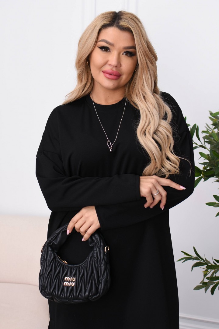 Платье с воланом NS-228A600