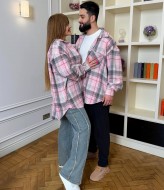 Оверсайз рубашка в клетку DG-c172A550