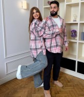 Оверсайз рубашка в клетку DG-c172A550