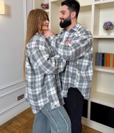 Оверсайз рубашка в клетку DG-c172A550