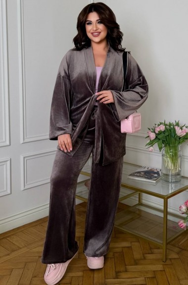 Велюровий костюм DG-p15607A700