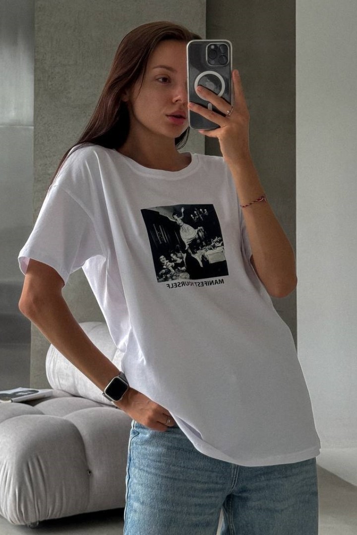 Футболка з принтом BLO-875A330