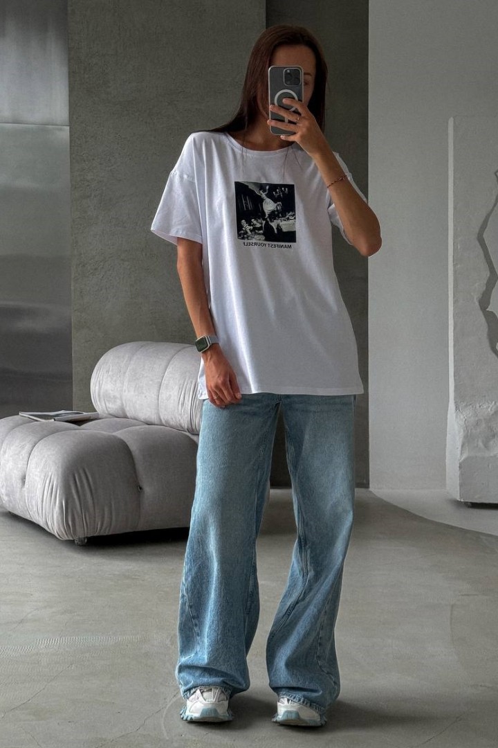 Футболка з принтом BLO-875A330