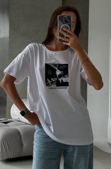 Футболка з принтом BLO-875A330