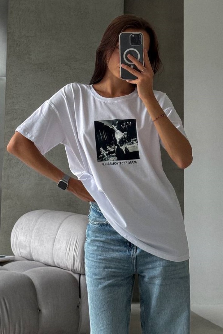 Футболка з принтом BLO-875A330