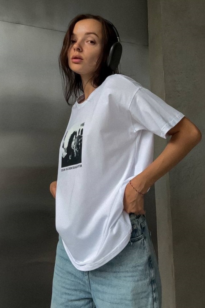 Футболка з принтом BLO-880A330