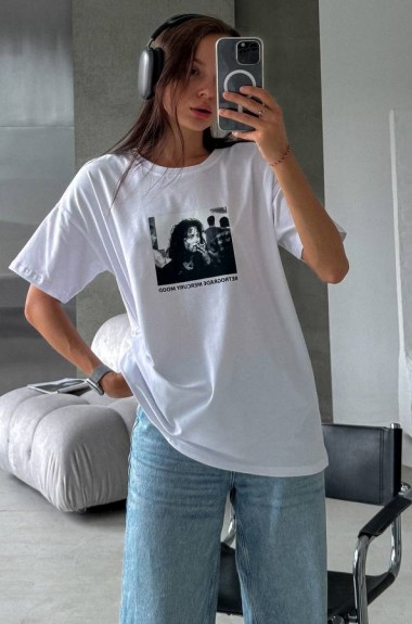 Футболка з принтом BLO-880A330