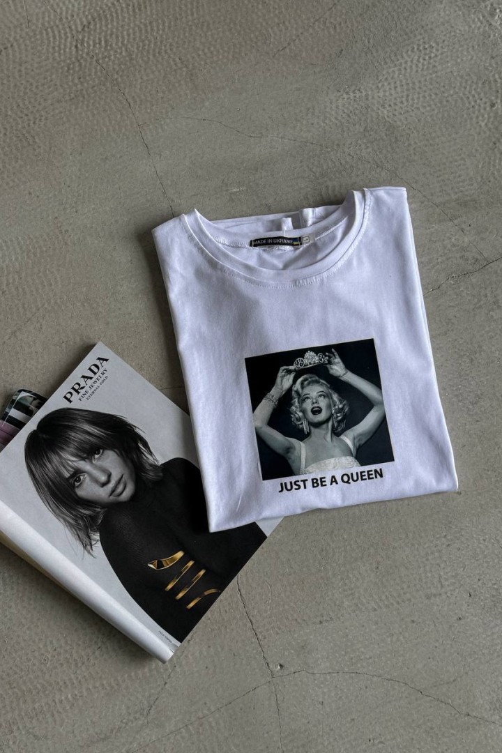 Футболка з принтом BLO-877A330