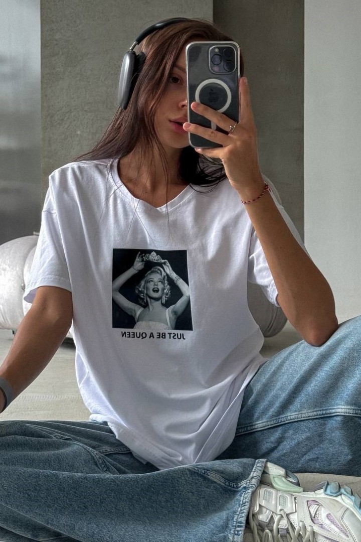 Футболка з принтом BLO-877A330