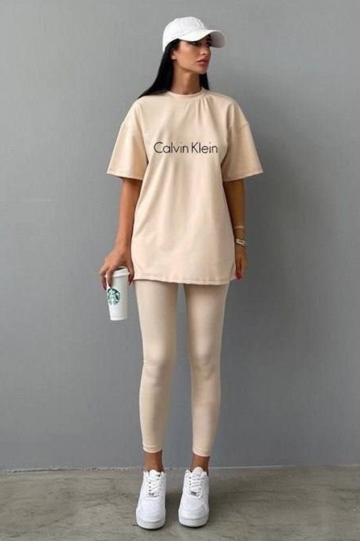 Костюм двійка футболка і лосіни ZIF-1384A420