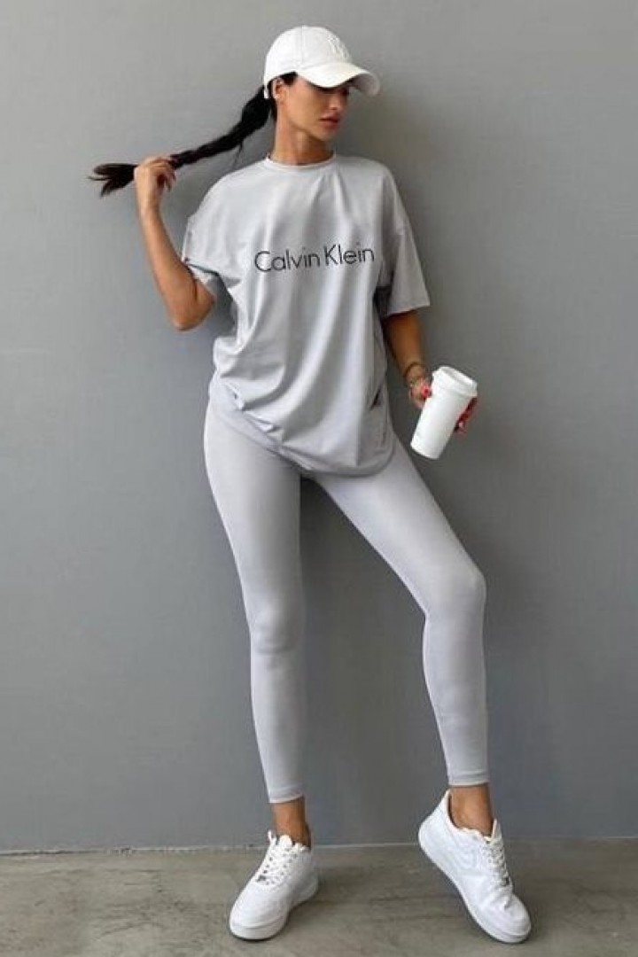 Костюм двійка футболка і лосіни ZIF-1384A420