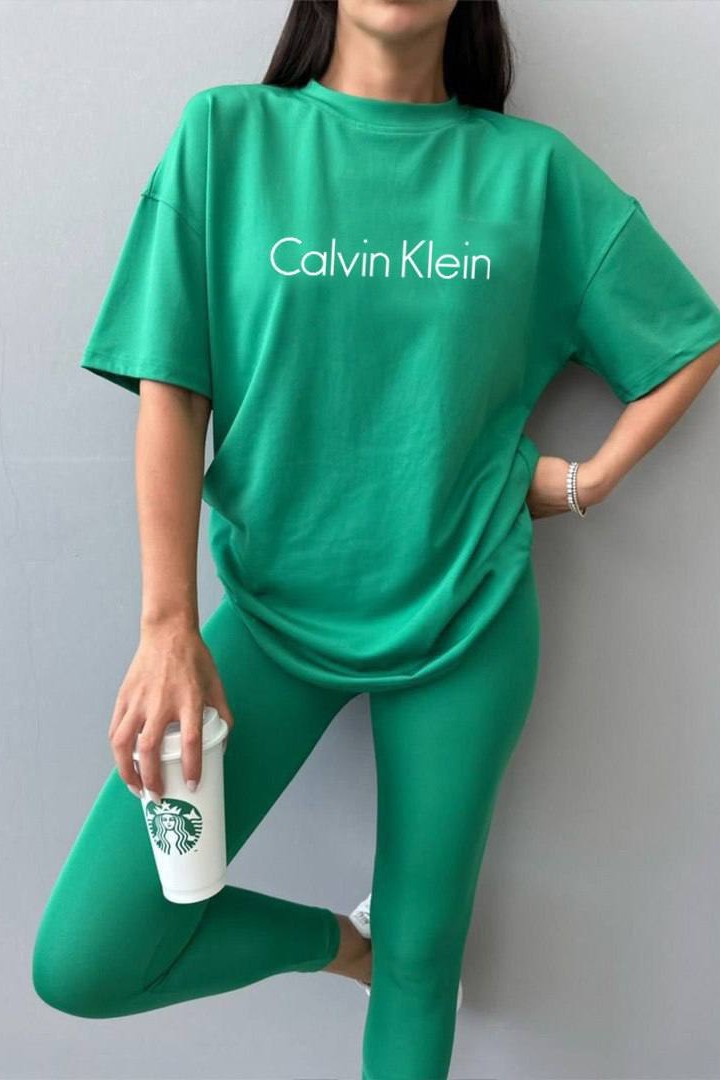 Костюм двійка футболка і лосіни ZIF-1384A420