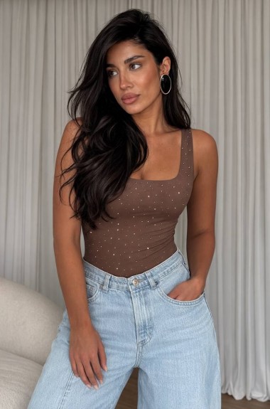 Боди в стразах  STC-320.1A399