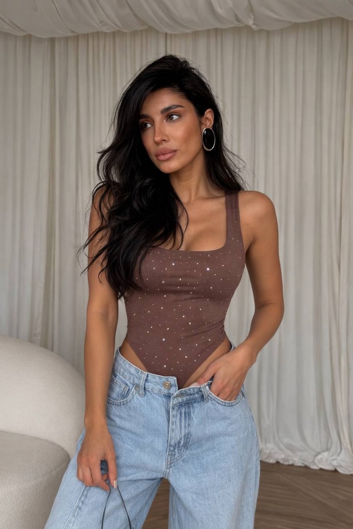 Боди в стразах  STC-320.1A399