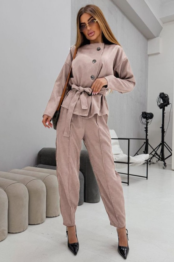 Вельветовий костюм двійка POK-676A580