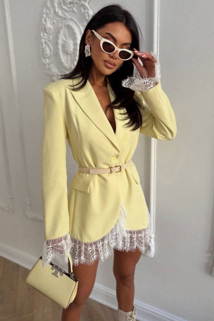 Піджак з мереживом IO-806A700