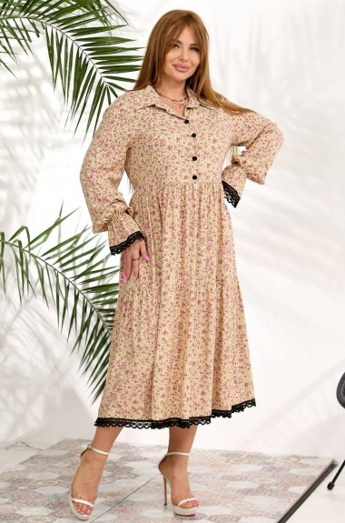 Платье с цветочным принтом TS-477A580