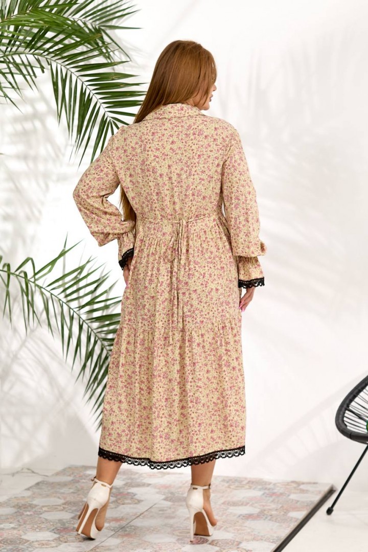 Платье с цветочным принтом TS-477A580