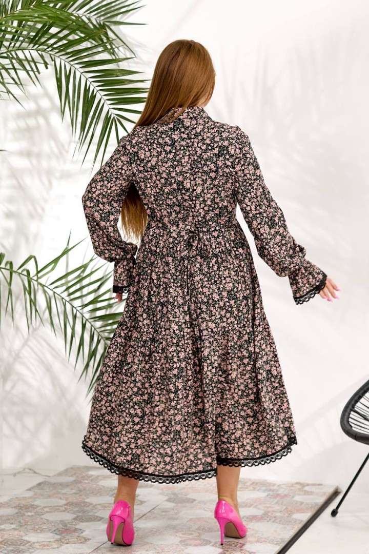 Платье с цветочным принтом TS-477A580