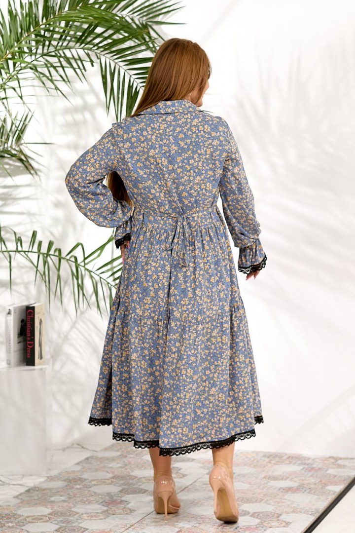 Платье с цветочным принтом TS-477A580