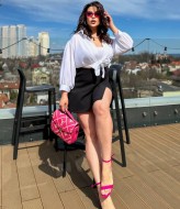 Короткая юбка-шорты AB-228A9