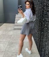 Короткая юбка-шорты AB-228A9