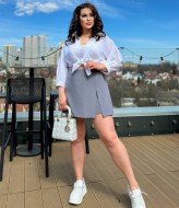 Короткая юбка-шорты AB-228A9